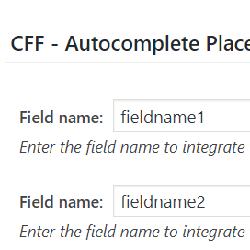Form's settings