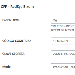 RedSys Bizum Add-On