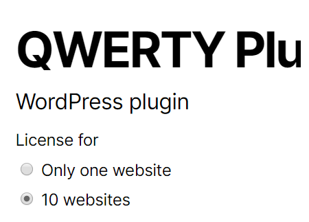 Product's page