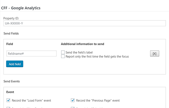 Form Settings
