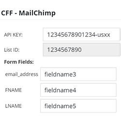 MailChimp Add-On