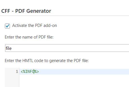 Form Settings