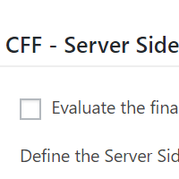 Form Settings