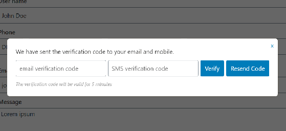 Verification Code