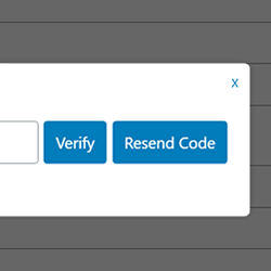 Verification Code Add-On