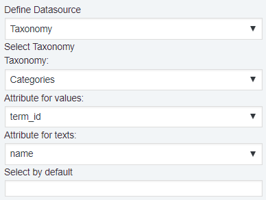 Taxonomy Datasource