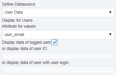 User Data
