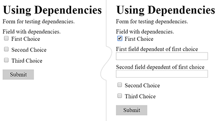 Using Dependencies