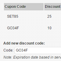 Discount Codes